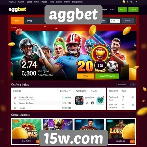 Análise de funcionalidades do site de jogos aggbet
